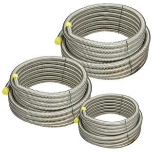 Tubi ondulati in acciaio inox