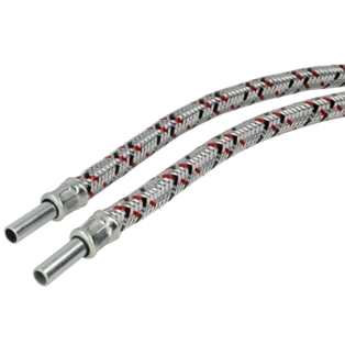 &Ouml;lschlauch Universal 10 x 10 mm Rohrstutzen 1000 mm