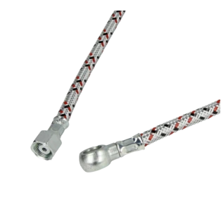 &Ouml;lschlauch 1/4" Ring x 3/8" &Uuml;berwurfmutter 1200 mm