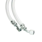 Flessibile trasparente 1000 mm un lato con tubo a gomito