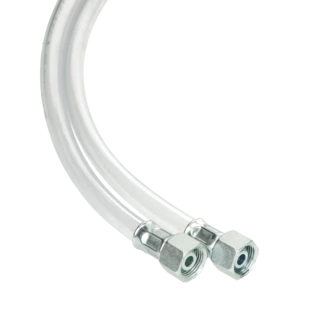 Flexible fioul transparent 3/8'' pour test