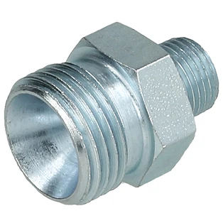 Nipple, 1/8" x 3/8", one end inner cone