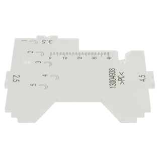 Brennereinstellschablone f&uuml;r &Ouml;lbrenner