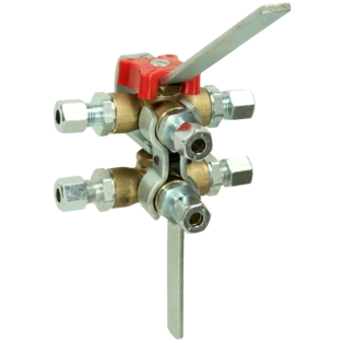 Vanne de commutation double DUV 10 mm