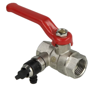 Ball valve 1/2" female with draining