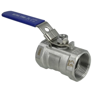 Kugelhahn 1 1/4" IG/IG 1-teilig Edelstahl reduziert