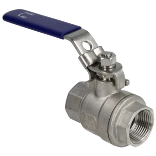 Kugelhahn 3/4" IG/IG Edelstahl, 2-tlg.