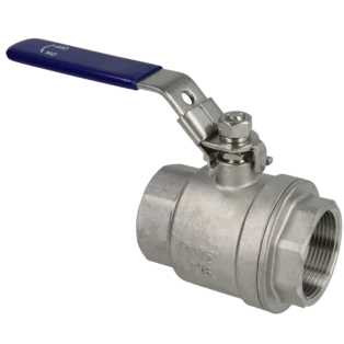 Kugelhahn 1 1/2" IG/IG Edelstahl