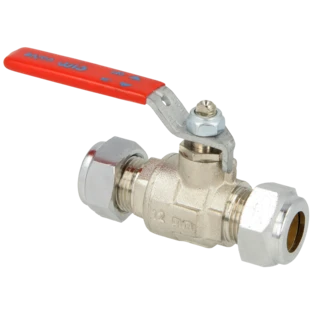 Kugelhahn mit Klemmringverschraubung 28 mm