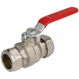 Kugelhahn mit Klemmringverschraubung 22 mm