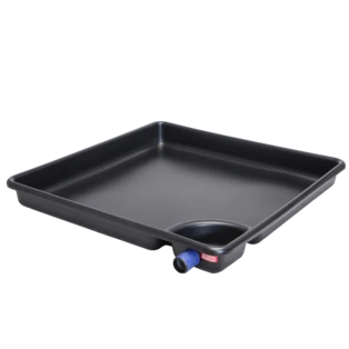 Multifunctionele lekbak 900 x 900 mm met afvoeraansluiting en sifon
