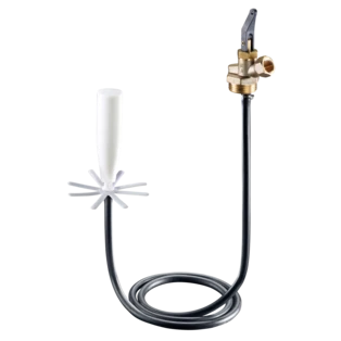 Oil-draining facility Flexo-Bloc, 1&frac12;&ldquo;, 1,750 mm one-pipe