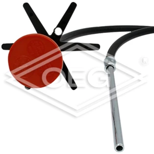 Schlauchleitung incl. Schwimmer Standard, Stahlanschluss 10 x 30, 3 m