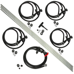 Withdrawal line without level sensor Werit 5 battery tanks 