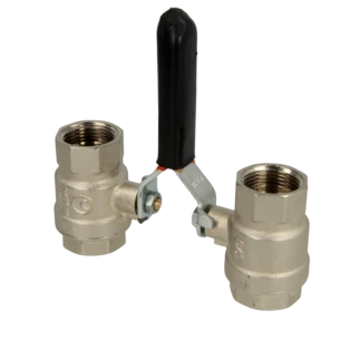 Kugelhahnabsperrkombination 3/4"