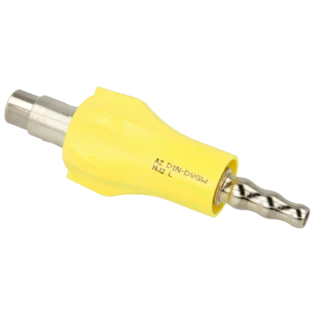 Gas connection plug for gas socket