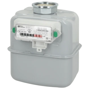 Compteur gaz &agrave; soufflet monotube G4 DN25