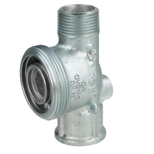 Aansluiting voor gasmeter GAT DN 40 zonder testplug