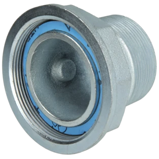 Gasz&auml;hler-Verschraubung, gerade, 2", gerade