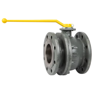 Ball valve in flange design for gas DN100