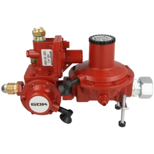 Tankregelaar combinatie PS 25 bar POL x RVS 22,  50 mbar, 12 kg/h