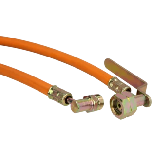 Gasslang, aansluiting v. grote flessen x 300 mm