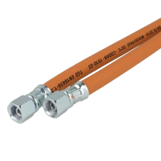 Middendruk slang 1/4" LH x 1/4" LH x 1000 mm