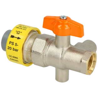 Armatura principale d'arresto PS 5-20 bar, FF 1/2 x FF 1/2