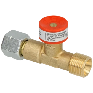 Schlauchbruchsicherung Mitteldruck 3/8" PS 16 bar