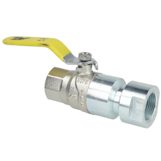 Gas ball valve 3/4" with thermal safety device