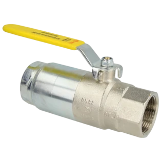 Gas ball valve 1 1/4" with thermal safety device