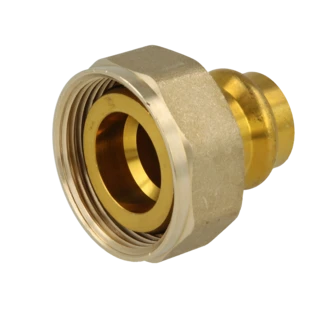 Gas-Anschlussverschraubung 1 3/8" x 22 mm