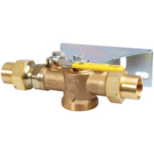 Gas meter ball valve for one-pipe gas meters 1" with GFM 6.0 m&sup3;