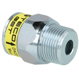 Excess flow valve for gas systems 2.5 m&sup3;/h  3/4" IT/ET