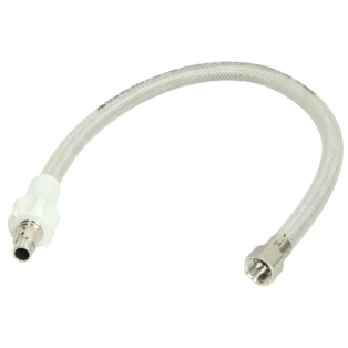 Tubo flessibile tutti gas 1250 mm 1/2" FF spina collegamento gas