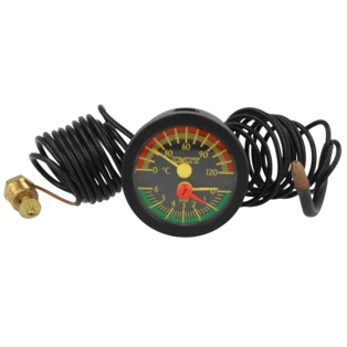 Thermomanometer met afstandsbedieningkabel