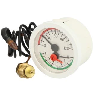 Thermomanom&egrave;tre avec sonde &agrave; distance blanche