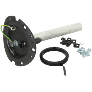 Flangia di pulizia per serbatoi con anodo di magnesio