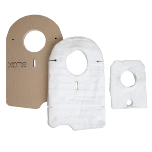 Isolamento sportello caldaia completo per 4-5 elementi