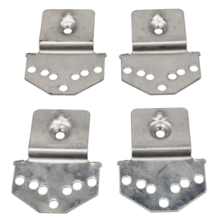 Saddle plate for cooling rods front side