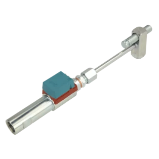 D&uuml;sensteckrohr komplett mit Vorw&auml;rmer