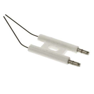 Dubbele ontstekingselektrode universeel 4 mm aansluiting