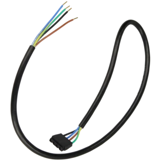 Connection cable for preheat nozzle rods
