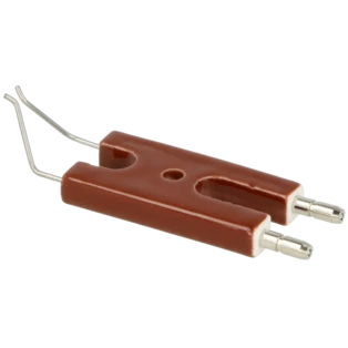 Dubbele elektrode bruin