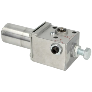 Moteur de clapet d'air hydraulique avec limiteur