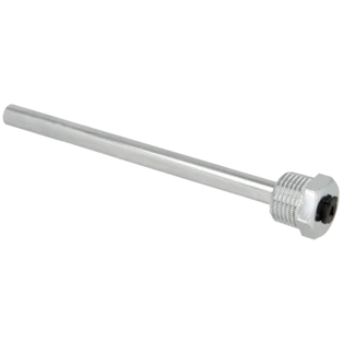 Dompelbuis, 150 mm, TH/TRB 150 Messing verchroomd, &Oslash;-binnen: 8 mm