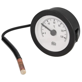 Termometro a distanza 0-100 &deg;C tondo con &Oslash; 57,5 mm