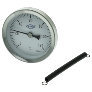Bimetall-Anlegethermometer 0 bis 120&deg;C Geh&auml;use 63 mm