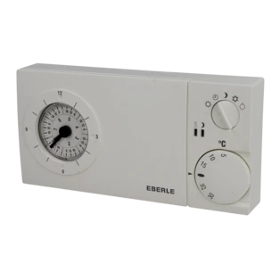Eberle clock thermostat + quartz clock easy 3 st