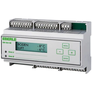 D&eacute;tecteur de glace Eberle pour 2 zones EM 524 90 relais